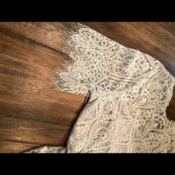 Lulus Light Blue Lace Dress - Picture 6 of 6